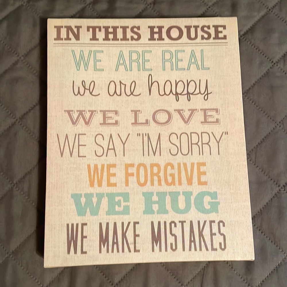 “In This House” Canvas Print